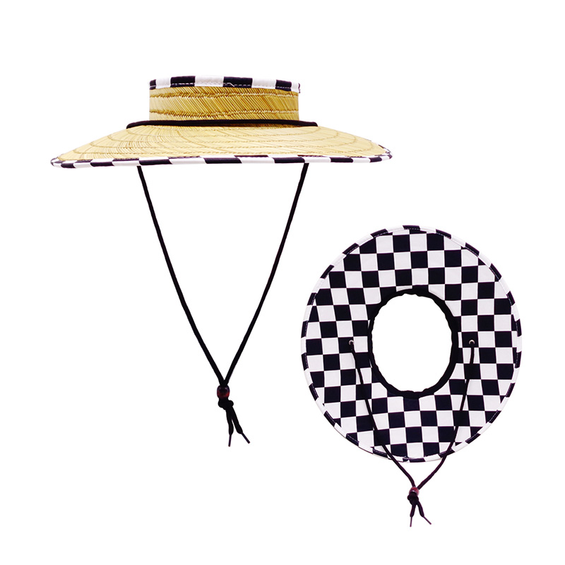 Beach Crownless Straw Hat