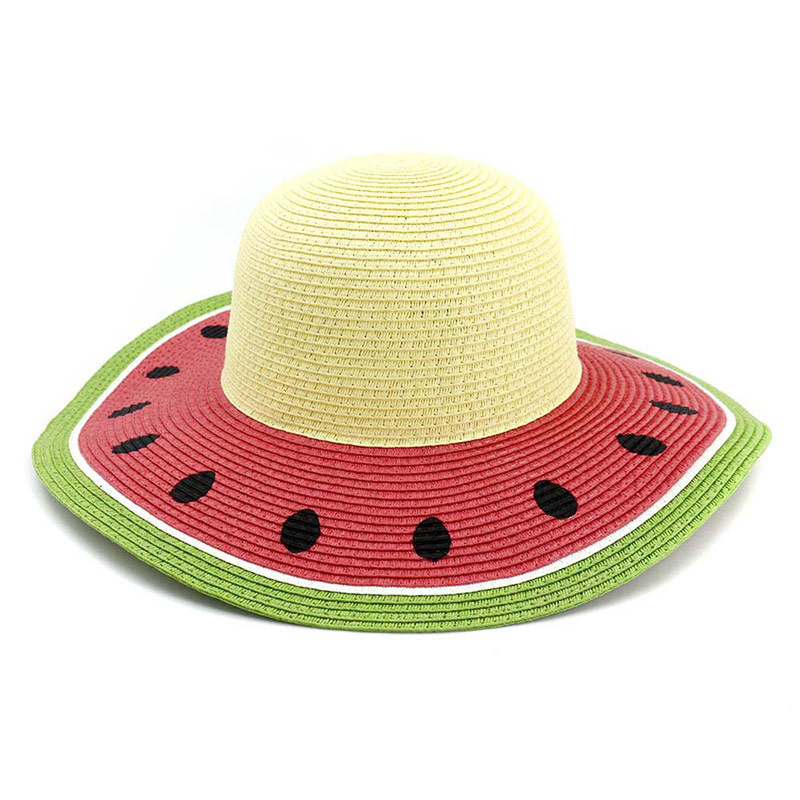 Cheap Funny Print Watermelon Floppy Sun Hat