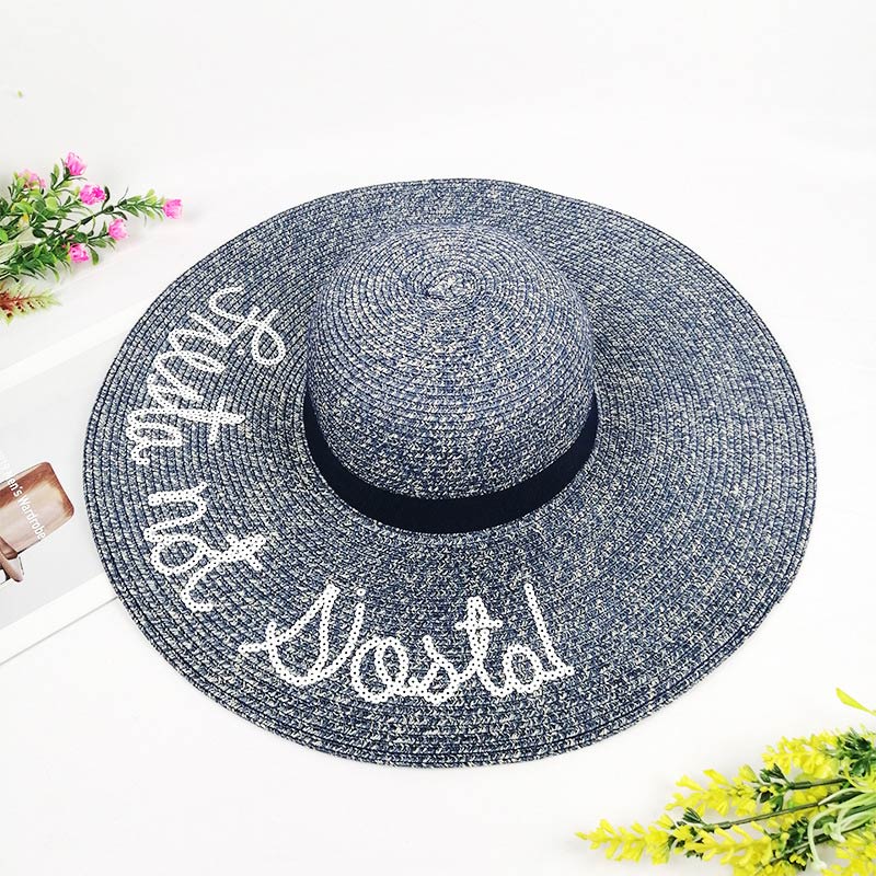 Do You Own Logo Lady Straw Hat for Summer