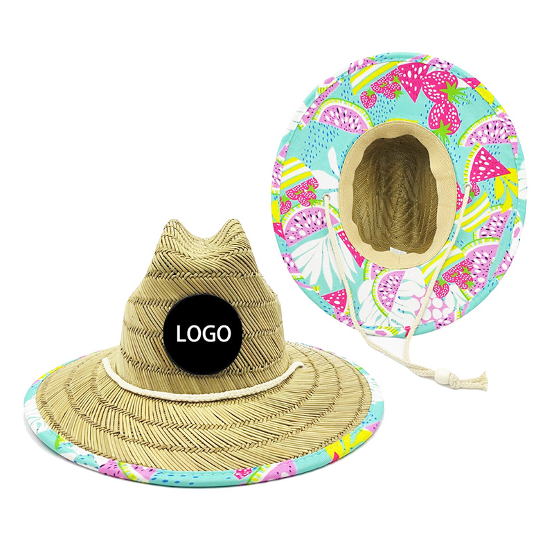 Girls Lifeguard Straw Hats