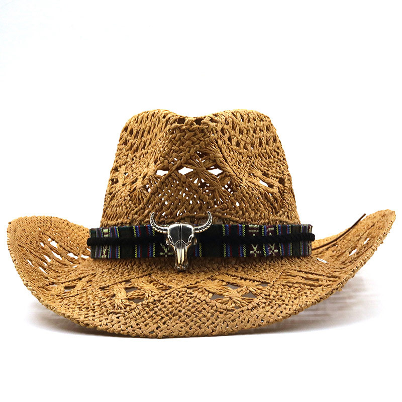 Handwoven Straw Cowboy Hats