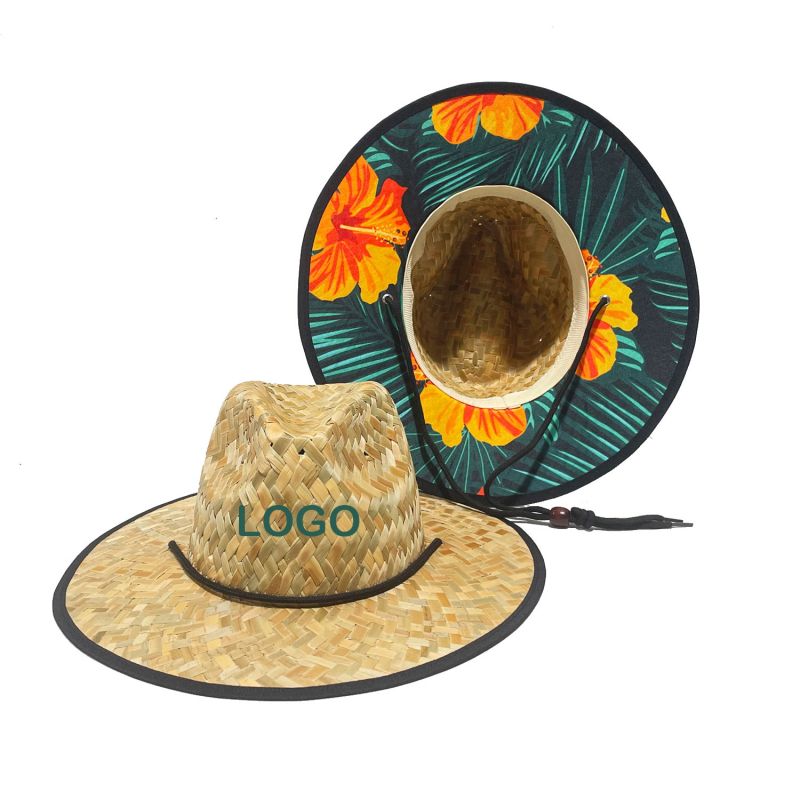 OEM Custom Mens Rush Straw Hat