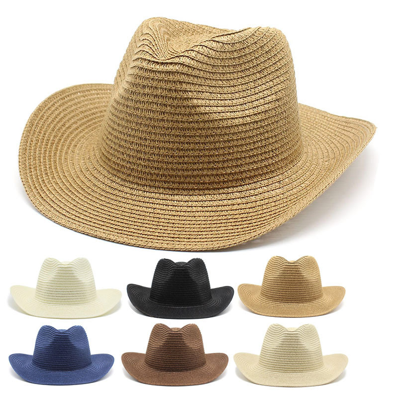 Plain Straw Braid Cowboy Hats